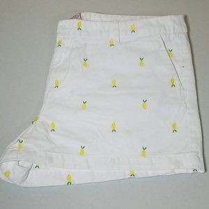 Merona Embroidered Lemon Shorts